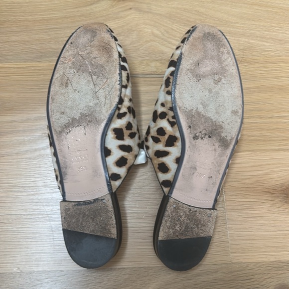 Gucci Princeton Leopard Print Pony Loafer Mules - Picture 3 of 5